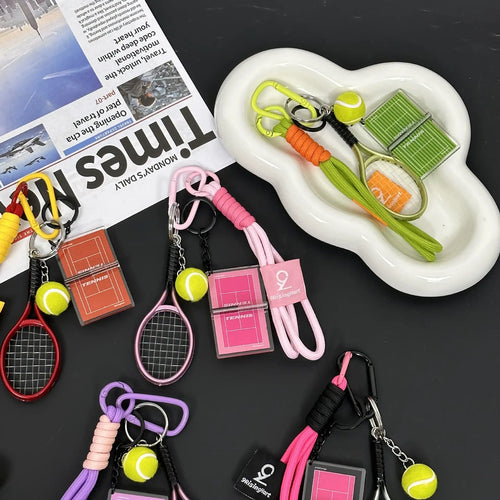 Metal Tennis Charm