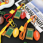 Fußball-Rugby-Schlüsselanhänger