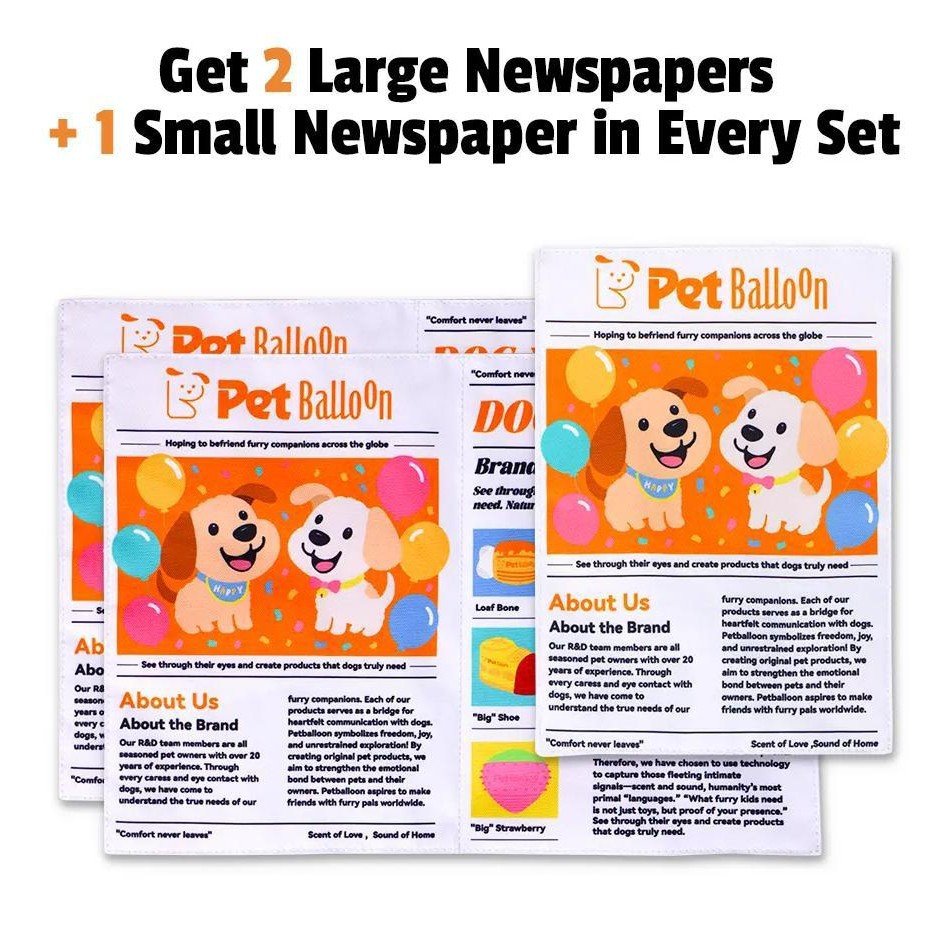 🔥3-Pack Bundle🔥Interactive Pet Newspaper Toy for Boredom Relief