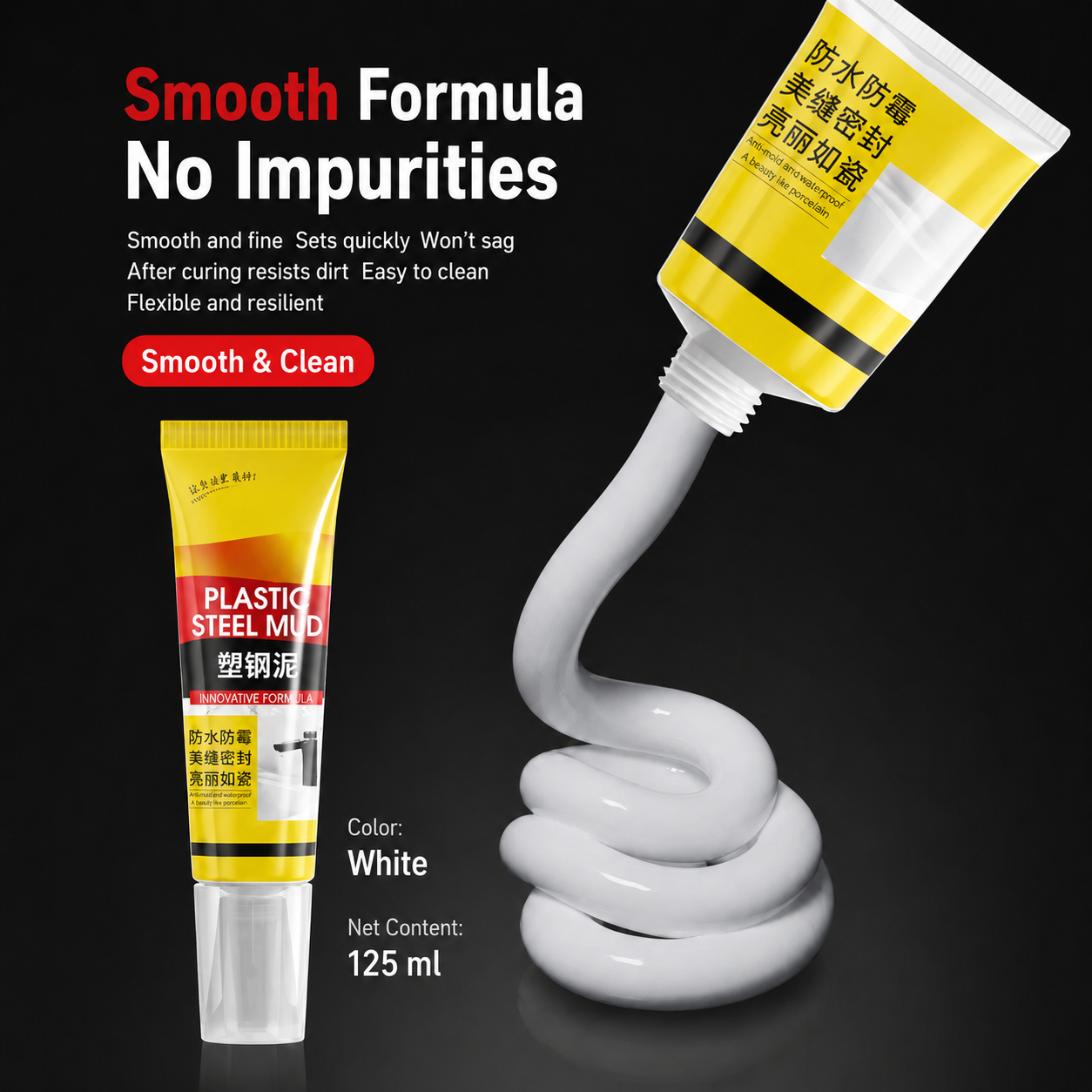 Flexible Kitchen & Bath Waterproof Caulk Sealant