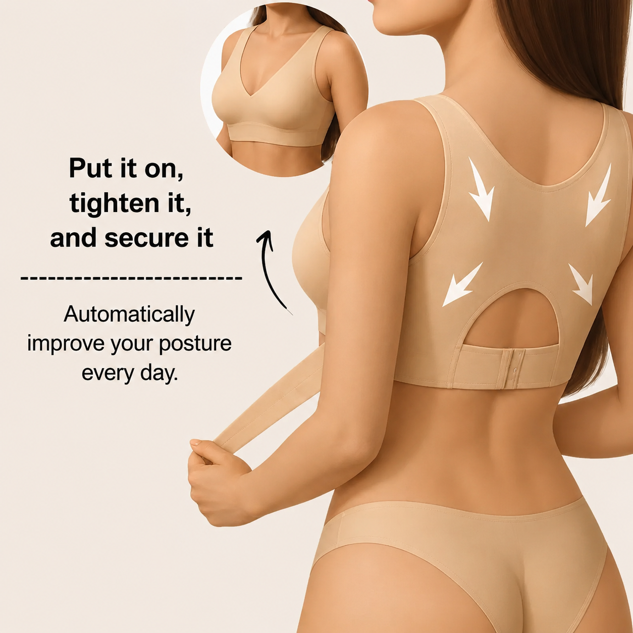 Posture-Correcting Bra