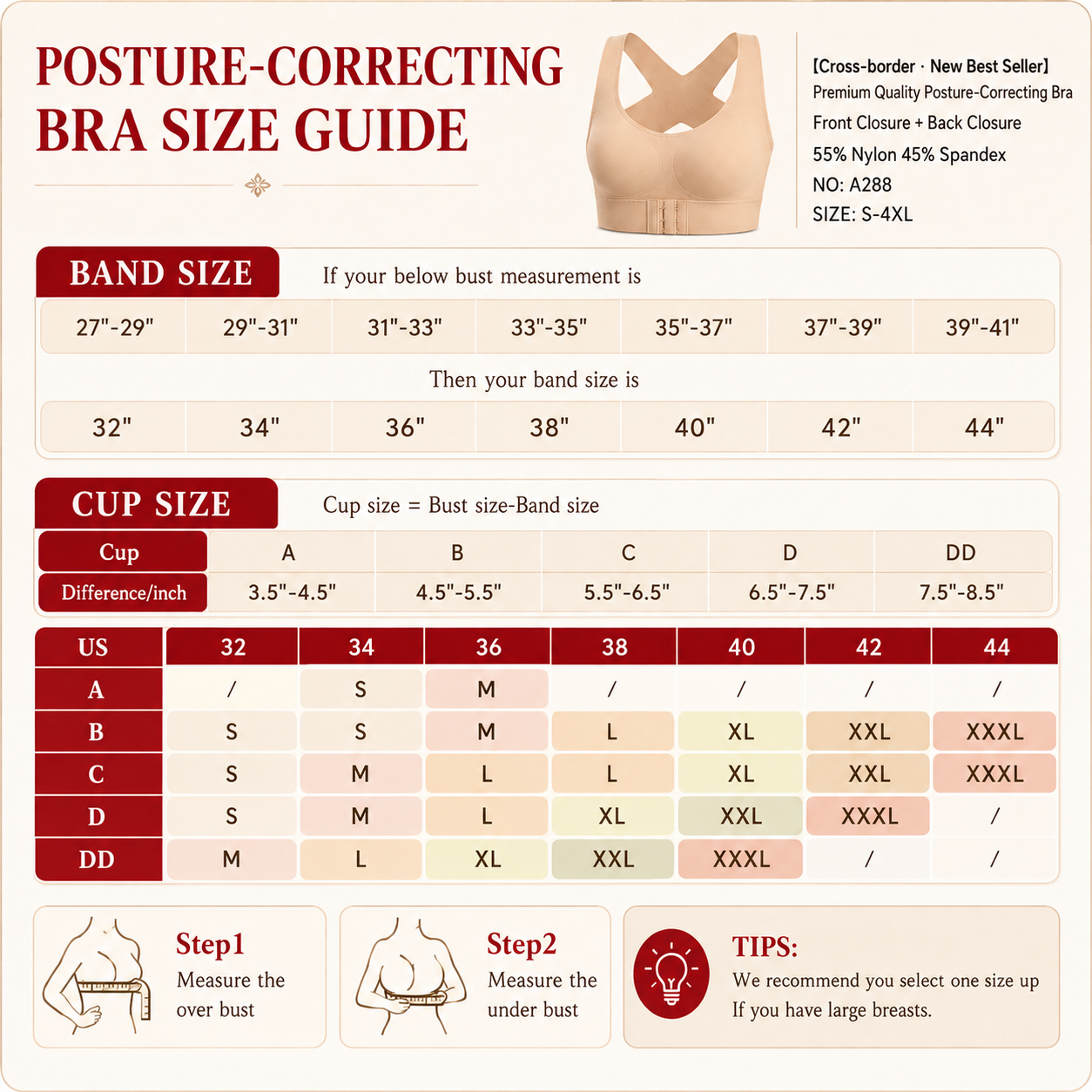 Posture-Correcting Bra