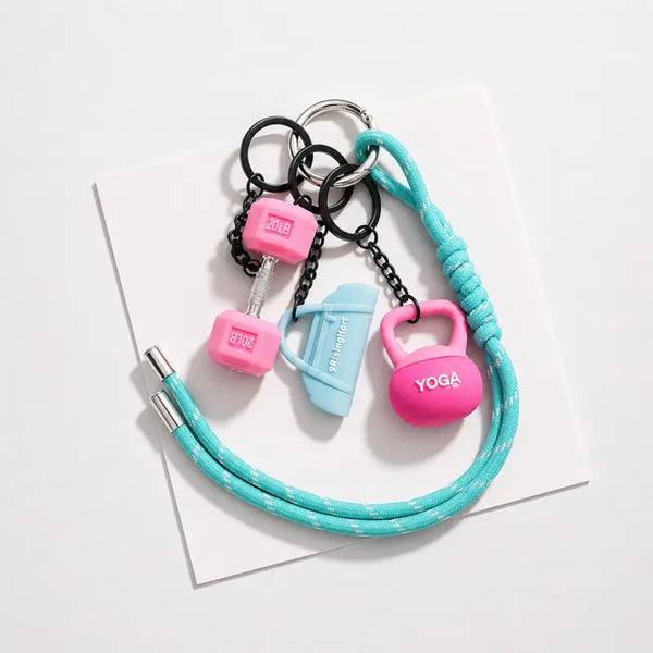 Monochrome  Fitness charms