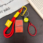 Metall-Tennis-Anhänger
