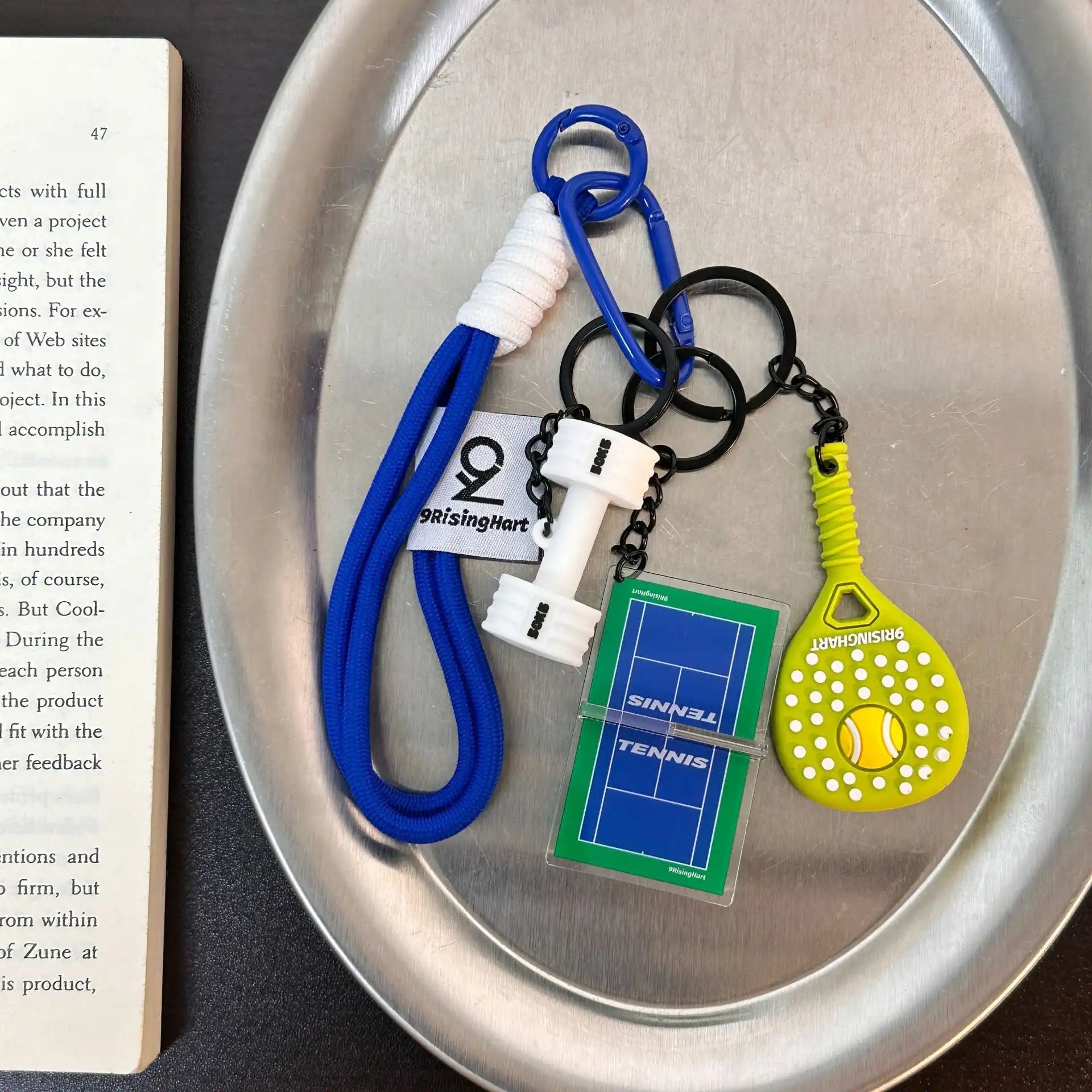 Tennis Pop Charm