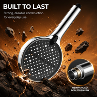 VortexRain XL Wide-Coverage 4-Mode Handheld Shower Head